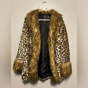 Fun and spunky leopard print coat